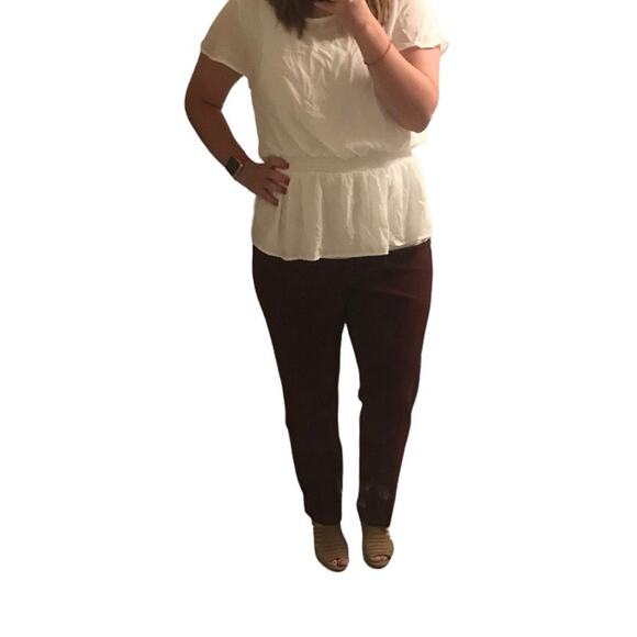 Sweet Salt XL White Business Casual Blosue - Picture 2 of 4